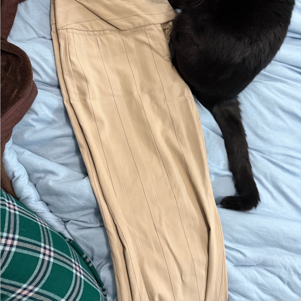 Express Tan Wide Leg Pants